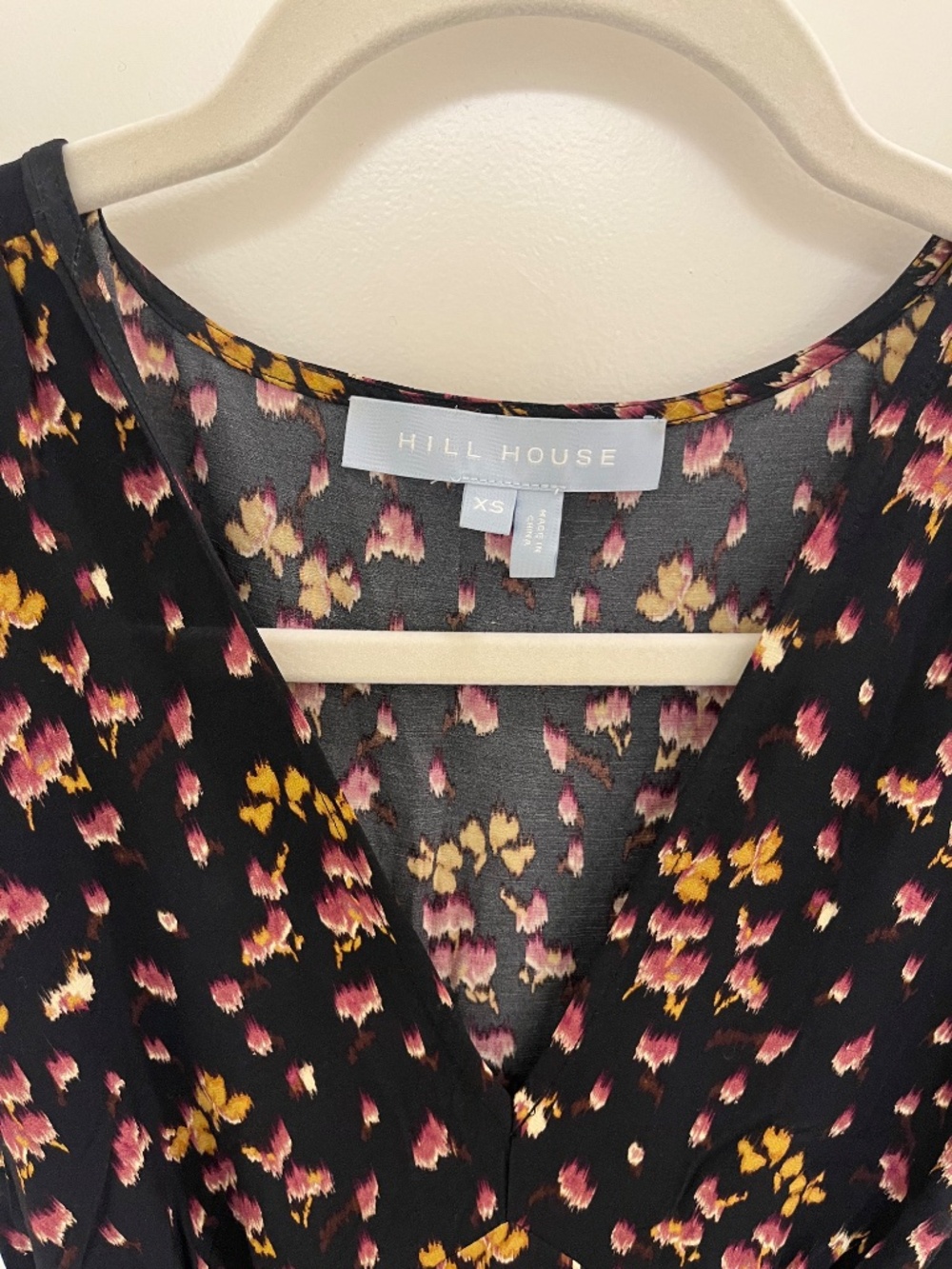 Hill House The Rae Dress - Fuchsia Lucky Charm / X-Small View 6